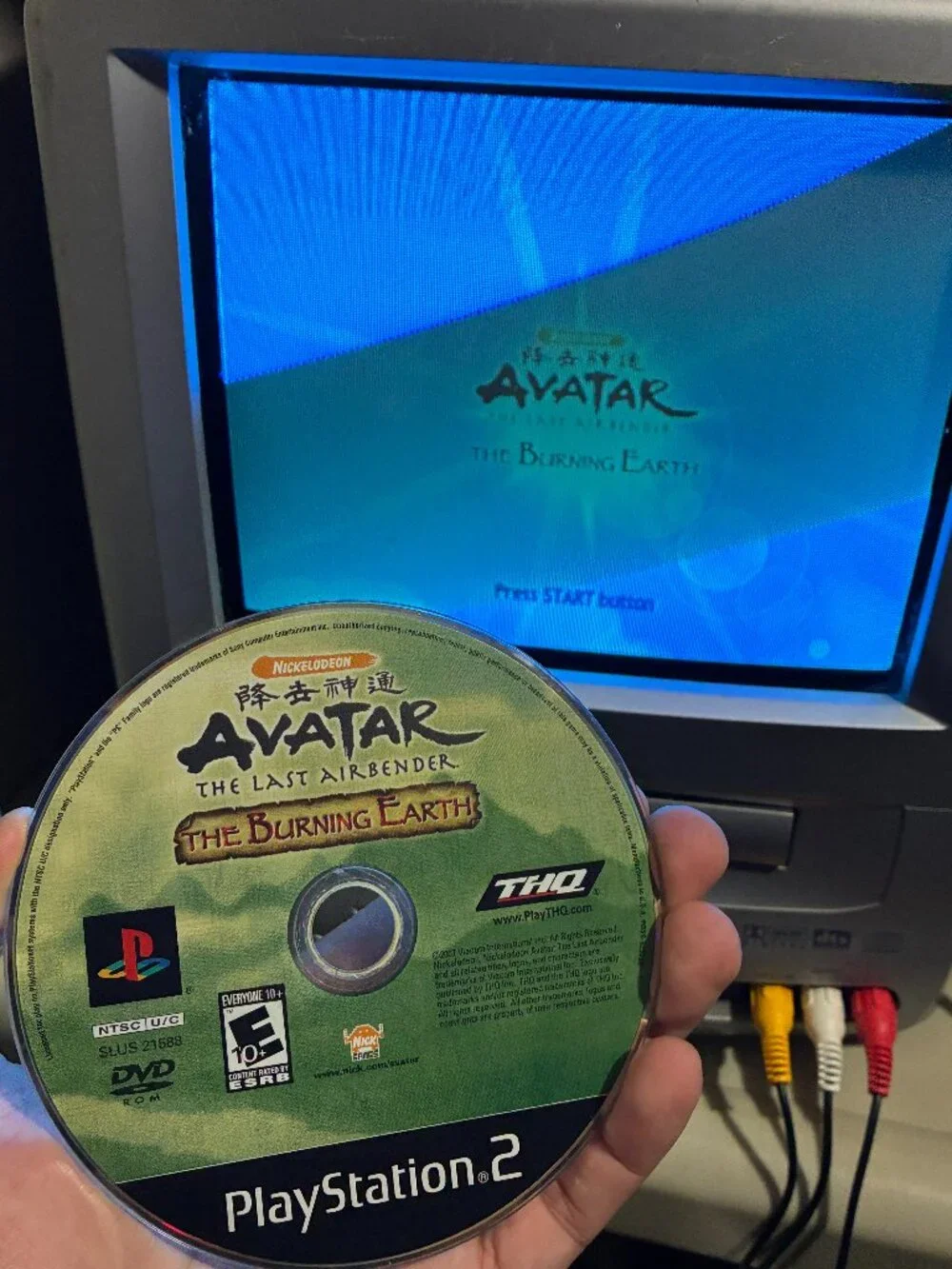 Avatar The Last Airbender The Burning Earth (Sony PlayStation 2, PS2) Disc Only
